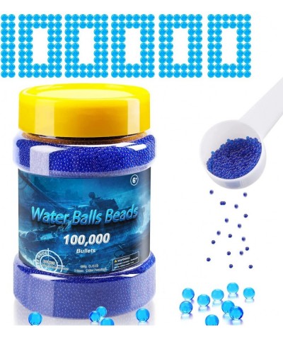 Water Balls Beads Refill Ammo 7-8 mm with Measuring Spoon Water Beads for Kids Non-Toxic Eco Friendly Water Bullets Beads Gel...