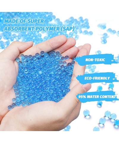 Water Balls Beads Refill Ammo 7-8 mm with Measuring Spoon Water Beads for Kids Non-Toxic Eco Friendly Water Bullets Beads Gel...