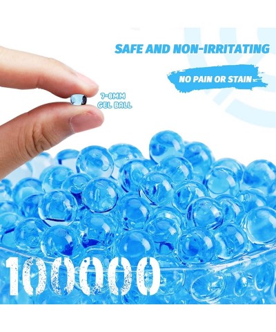 Water Balls Beads Refill Ammo 7-8 mm with Measuring Spoon Water Beads for Kids Non-Toxic Eco Friendly Water Bullets Beads Gel...