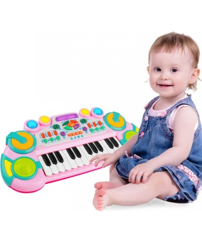 24 Keys Baby Piano Toy Musical Toys for Toddlers Kids Piano Keyboard with LED Lights Toddler Toys Age 1-2 Early Learning Toys...