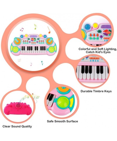 24 Keys Baby Piano Toy Musical Toys for Toddlers Kids Piano Keyboard with LED Lights Toddler Toys Age 1-2 Early Learning Toys...