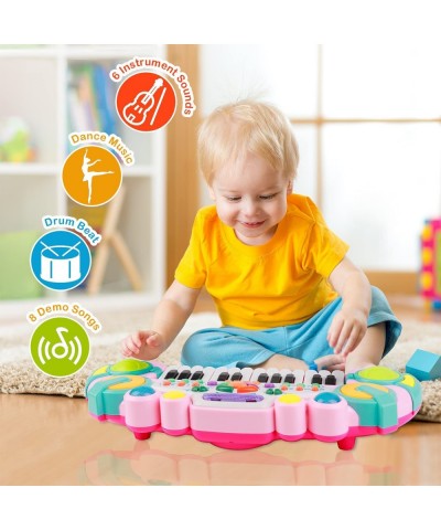 24 Keys Baby Piano Toy Musical Toys for Toddlers Kids Piano Keyboard with LED Lights Toddler Toys Age 1-2 Early Learning Toys...