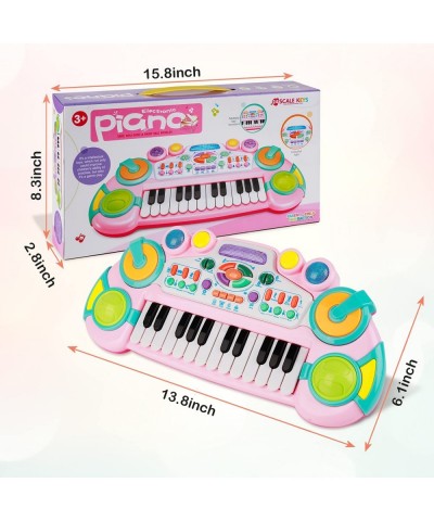 24 Keys Baby Piano Toy Musical Toys for Toddlers Kids Piano Keyboard with LED Lights Toddler Toys Age 1-2 Early Learning Toys...