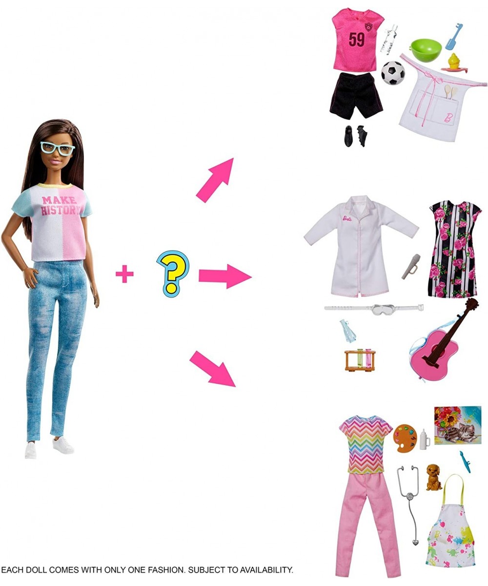 Doll with 2 Career Looks that Feature 8 Clothing and Accessory Surprises to Discover with Unboxing Gift for 3 to 7 Year Olds ...