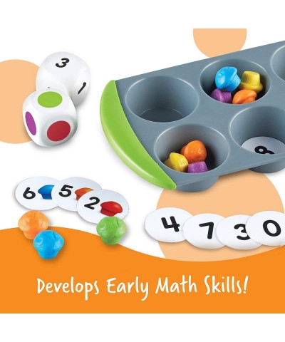 Mini Muffin Match Math Activity Set - 76 Pieces Ages 3+ Counting Games for Kids Preschool Learning Toys Homeschool Learning T...