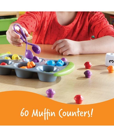 Mini Muffin Match Math Activity Set - 76 Pieces Ages 3+ Counting Games for Kids Preschool Learning Toys Homeschool Learning T...