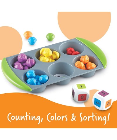 Mini Muffin Match Math Activity Set - 76 Pieces Ages 3+ Counting Games for Kids Preschool Learning Toys Homeschool Learning T...