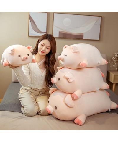 Chubby Pig Plush Toy Pig Doll Cushion Toys Soft Cushion Pillow Comfortable Huggable Pillow Gift Toys for Boys and Girls Toddl...