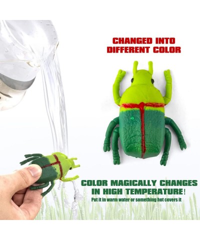 12 Pack Color Changing Insect Toys Change Color Bug Toys Floating and Stretchable Bath Toys fosr Kid Insect Figurines Toys fo...