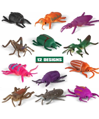 12 Pack Color Changing Insect Toys Change Color Bug Toys Floating and Stretchable Bath Toys fosr Kid Insect Figurines Toys fo...