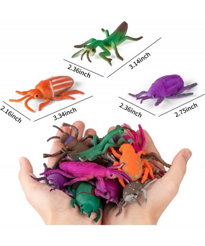 12 Pack Color Changing Insect Toys Change Color Bug Toys Floating and Stretchable Bath Toys fosr Kid Insect Figurines Toys fo...