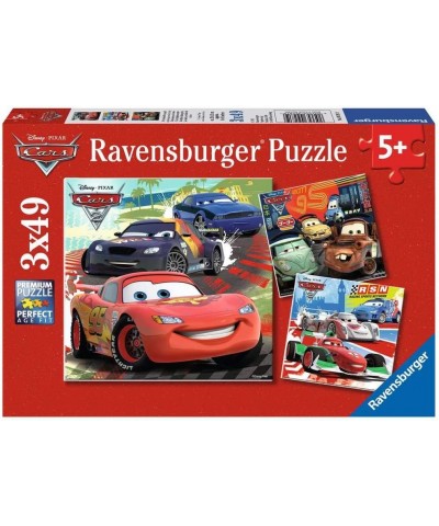 Disney Cars: Worldwide Racing Fun 3 x 49-Piece Jigsaw Puzzle for Kids – Every Piece is Unique Pieces Fit Together Perfectly $...