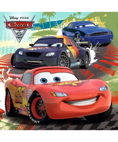 Disney Cars: Worldwide Racing Fun 3 x 49-Piece Jigsaw Puzzle for Kids – Every Piece is Unique Pieces Fit Together Perfectly $...