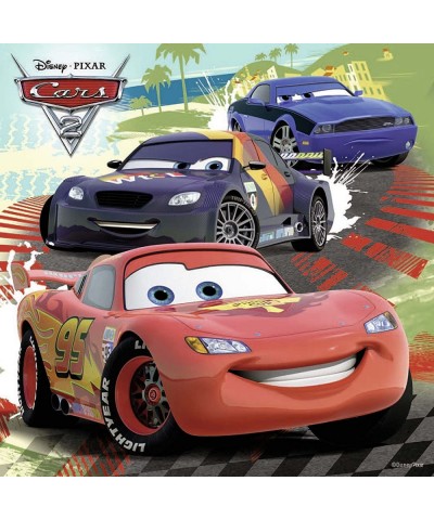 Disney Cars: Worldwide Racing Fun 3 x 49-Piece Jigsaw Puzzle for Kids – Every Piece is Unique Pieces Fit Together Perfectly $...