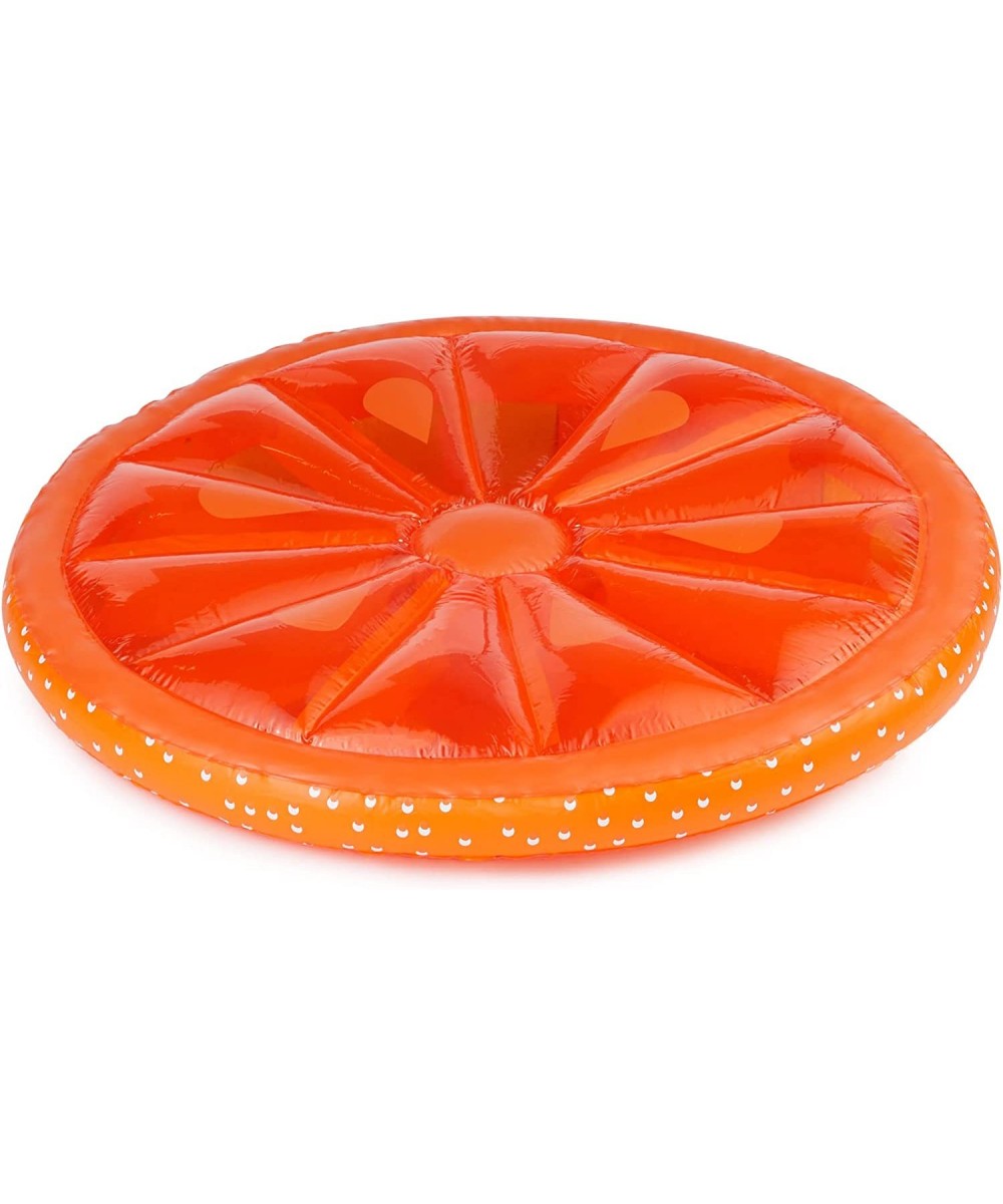 Giant Fruit Slice Pool Island Orange $55.60 Swimming Pool & Outdoor Water Toys