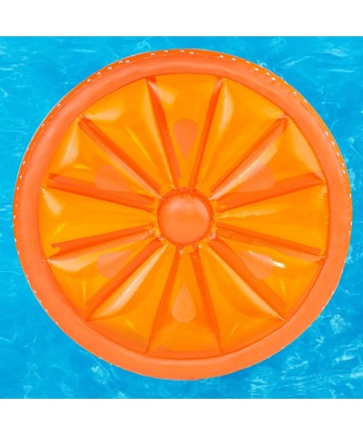 Giant Fruit Slice Pool Island Orange $55.60 Swimming Pool & Outdoor Water Toys