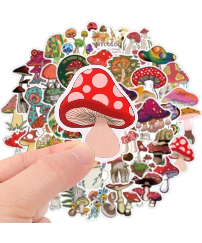 50PCS Mushroom Stickers Waterproof Vinyl Decals for Water Bottles Luggage Phone Skateboard Scrapbook Laptop Party Decoration ...