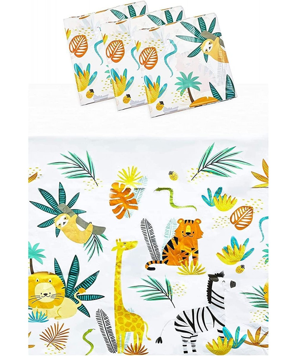 Safari Tablecloths for Birthday Party Decorations (54 x 108 in 3 Pack) $15.23 Kids' Party Tablecovers