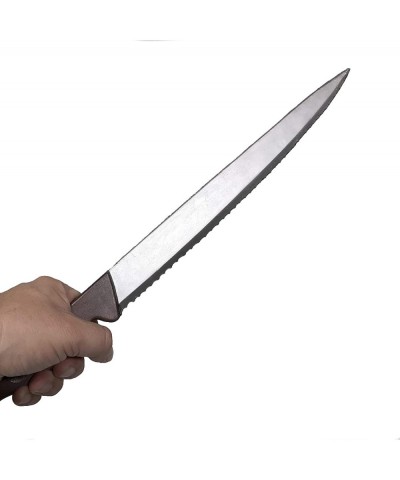 Fake Knife Foam Rubber Large Serrated Style Safe Prop or Halloween Accessory $48.69 Gags & Practical Joke Toys