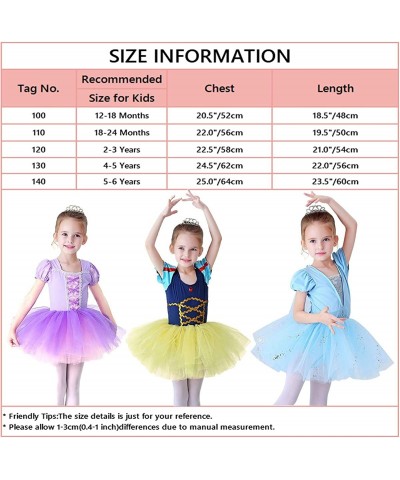 Baby Girls Princess Ballet Dress Short Sleeve Leotards Skirted Tutu Dancewear Halloween Christmas Party Fancy Costume $21.61 ...