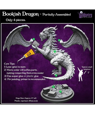 Fantasy Miniatures w/ Huge Dragon for DND Miniatures Monsters DND Accessories 28mm Bulk Dungeons and Dragons Miniatures D&D M...