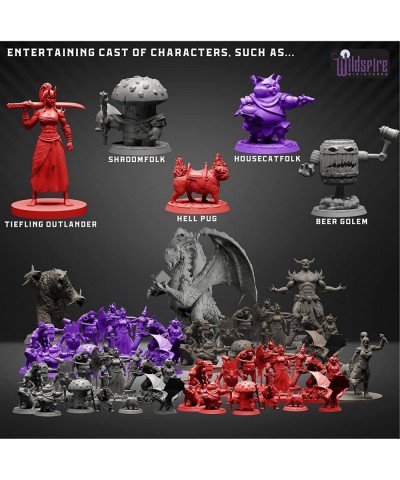 Fantasy Miniatures w/ Huge Dragon for DND Miniatures Monsters DND Accessories 28mm Bulk Dungeons and Dragons Miniatures D&D M...