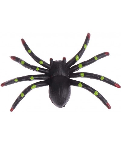 10pcs/Set Halloween Spider Toys Prank Tricky Simulation Scary Spotted Spider for Haunted House Bar Scene Party Decor Props $1...