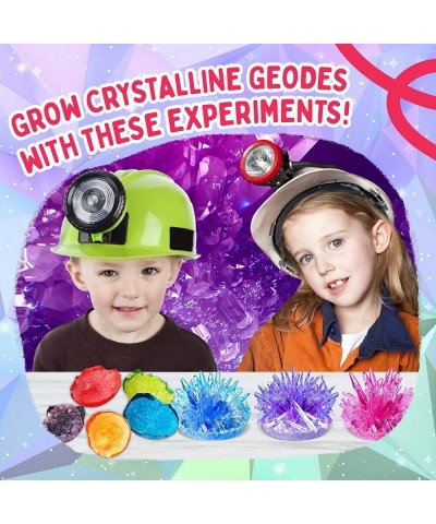 Growing Crystal Creations 27+ Geology & Earth Science Experiments Kit - Make Crystalline Eggs & Starfish Magical Gardens Rain...