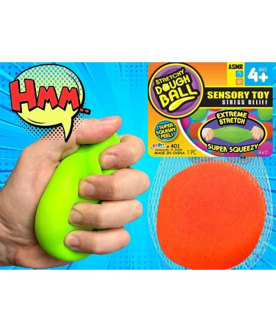 Stretchy Balls Stress Relief (Pack of 3). Soft Stress Toys for Kids Pull / Stretch. Stress Balls for Adults Anxiety Hand Ther...