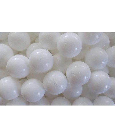 Pack of 100 Snow-White ( Paper-White ) Color Jumbo 3" HD Commercial Grade Ball Pit Balls - Crush-Proof Phthalate Free BPA Fre...