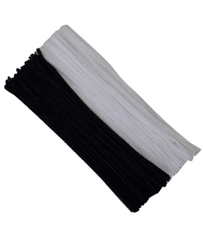 Pipe Cleaners 100 Pieces Chenille Stems Black and White Colors for DIY Art Decorations Creative Craft (6 mm x 12 Inch) $15.53...