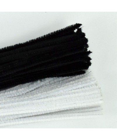 Pipe Cleaners 100 Pieces Chenille Stems Black and White Colors for DIY Art Decorations Creative Craft (6 mm x 12 Inch) $15.53...