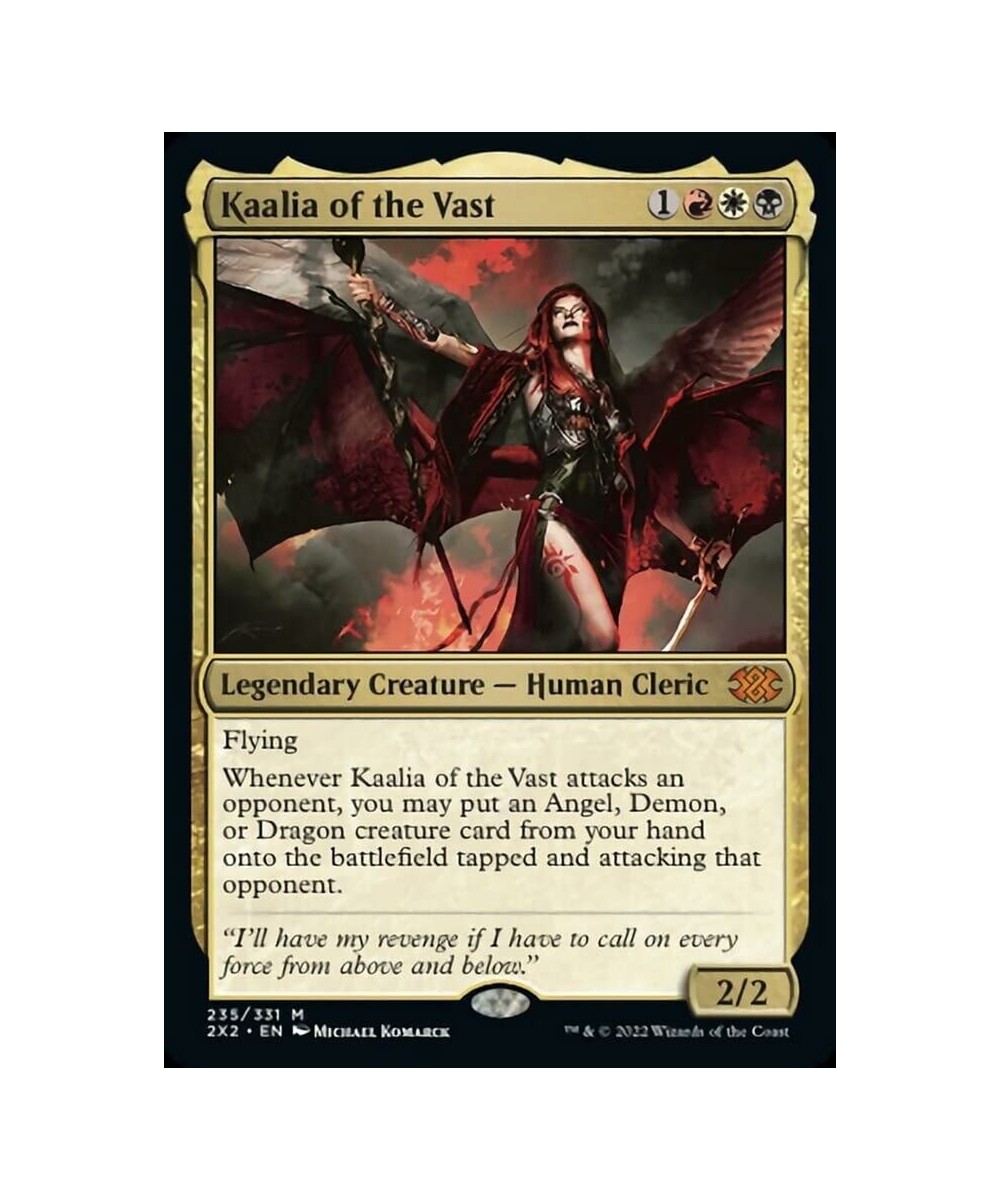 Magic: the Gathering - Kaalia of The Vast (235) - Double Masters 2022 $19.37 Trading Cards & Accessories