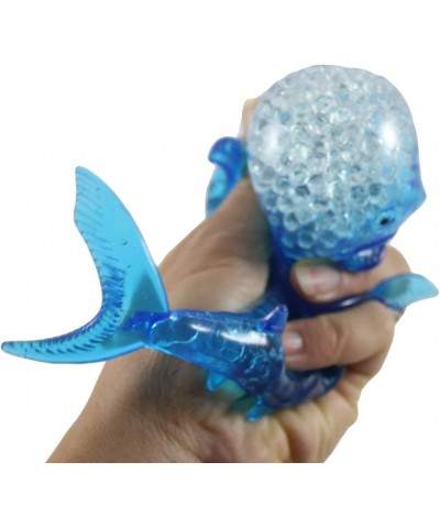 1 Jumbo Shark Light Up Water Gel Water Bead Filled Squeeze Stress Ball - Sensory Stress Fidget Toy $24.07 Fidget Toys