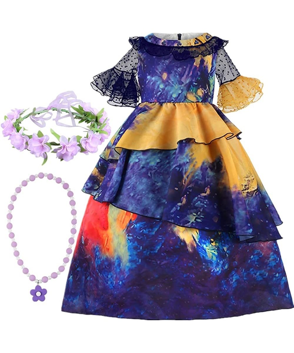 Kids Girls Dress Cosplay Costume Princess Dress Skirt Suit for Childs with Bag $57.02 Kids' Costumes