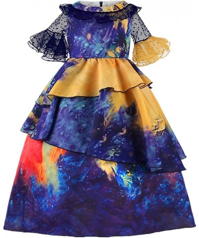 Kids Girls Dress Cosplay Costume Princess Dress Skirt Suit for Childs with Bag $57.02 Kids' Costumes