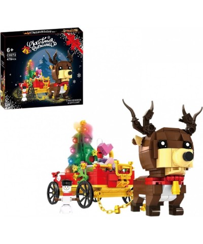 Christmas Santa's Reindeer Building Kit Building Blocks Model Set Xmas Toys for Kids and Adults 479 pcs $34.70 Toy Building Sets