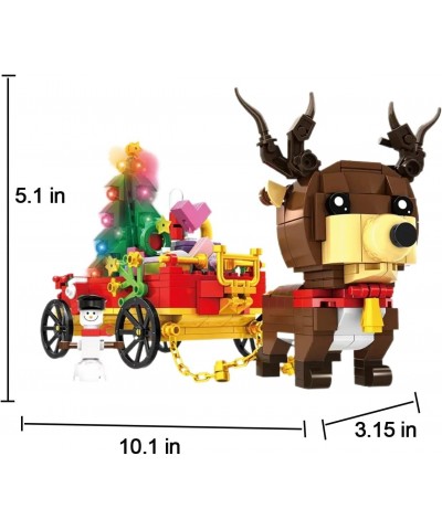 Christmas Santa's Reindeer Building Kit Building Blocks Model Set Xmas Toys for Kids and Adults 479 pcs $34.70 Toy Building Sets