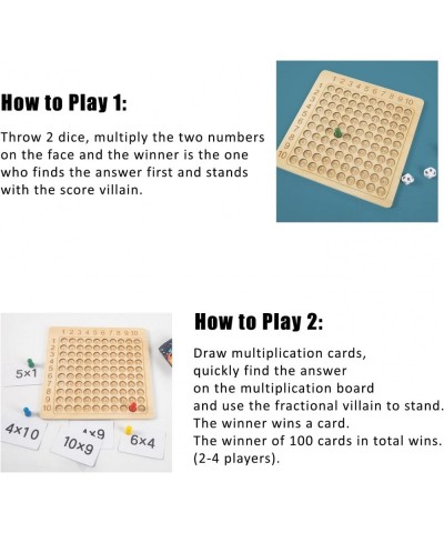 Wooden Multiplication Game Multiplication Flash Cards Dice Wooden Math Multiplication Board Montessori Game Educational Multi...