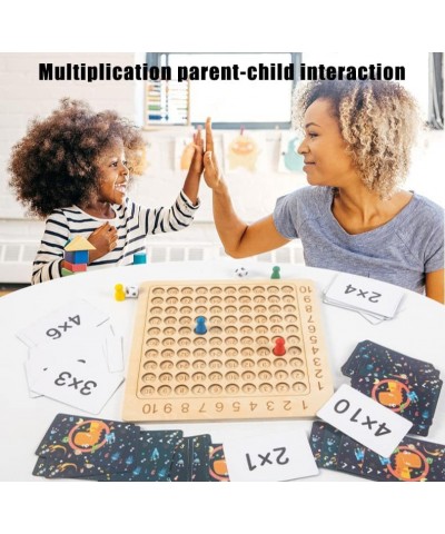 Wooden Multiplication Game Multiplication Flash Cards Dice Wooden Math Multiplication Board Montessori Game Educational Multi...