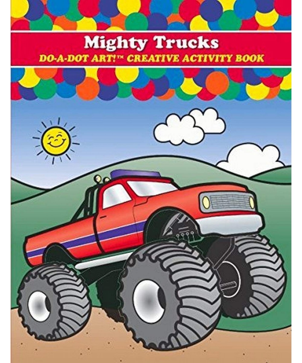 Coloring Books for Kids Toddlers - Do A Dot Art Mighty Trucks Activity Book $16.64 Kids' Drawing & Painting Supplies