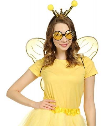 Bumble Bee Costume Accessories | Bee Wings and Bee Antenna Headband with Bee Glasses | Honey Bee Costumes | Halloween Bumbleb...