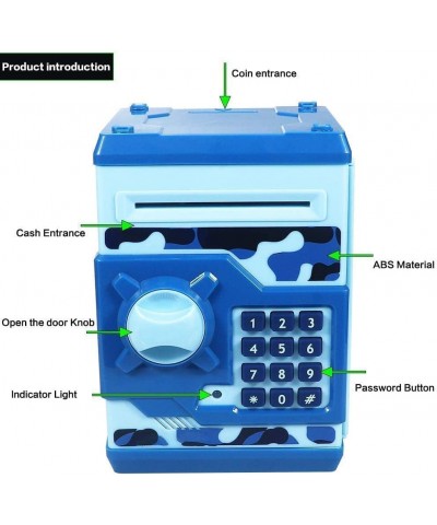 Piggy Bank Electronic Mini ATM for Kids Baby Toy Safe Coin Banks Money Saving Box Password Code Lock for Kids Best Birthday C...