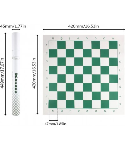 Chess Game Rollable Chessboard Chessboard Only XQQP-01 (Green-43x43cm) $40.23 Board Games