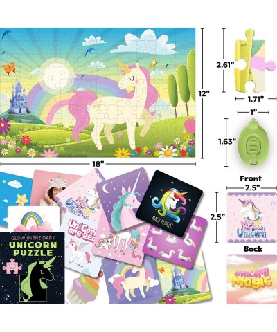 100 Piece Glow-in-The-Dark Unicorn Jigsaw Puzzle for Kids Girls and Boys Gifts Ages 5 6 7 8 9 10 11 12 Years Old and Up $30.0...