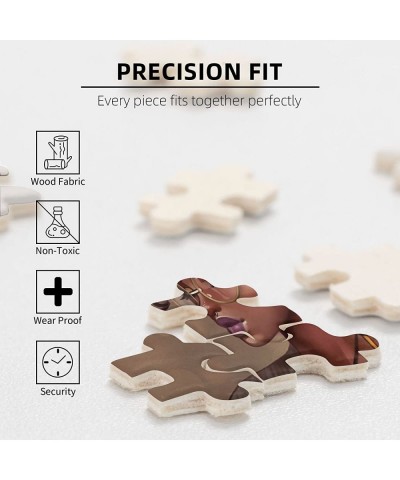 African American Black Girl Jigsaw Puzzle 500 Piece Wooden Adults Children Puzzles Art DIY Leisure Game Fun Toy Gift Suitable...