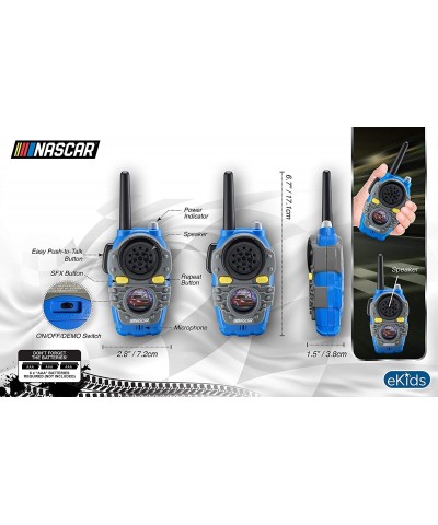 Nascar Walkie Talkies for Kids 2 Way Radio Long Range Light Sound Effects Kids Toys & Handheld Kids Walkie Talkies Toys for B...