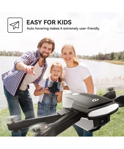 Drone for Kids Adults with 1080P HD Adjustable Camera Fold-able RC Quadcopter for Beginners with 30 Mins Flight Gravity Senso...