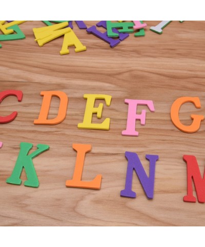 200 Pieces Colorful EVA Self-Adhesive Foam Letter Alphabet Stickers Children's DIY Crafts Letter Learning Card/ Room Decorati...