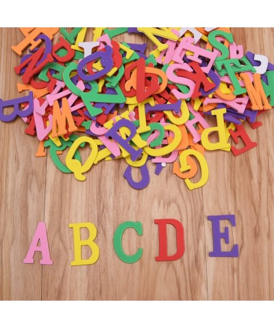 200 Pieces Colorful EVA Self-Adhesive Foam Letter Alphabet Stickers Children's DIY Crafts Letter Learning Card/ Room Decorati...